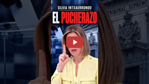 Embedded thumbnail for INTXAURRONDO DESMONTA EL SUPREMO🚨Meter 400.000 españoles en el censo altera el voto ¿y sacarles NO?