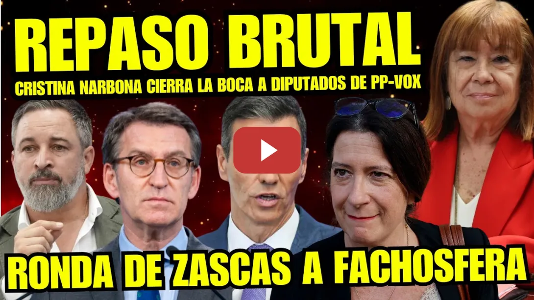 Embedded thumbnail for REPASO HISTÓRICO de CRISTINA NARBONA “DEFIENDE A PEDRO SÁNCHEZ FRENTE A LOS BULOS DEL PP EN SENADO”