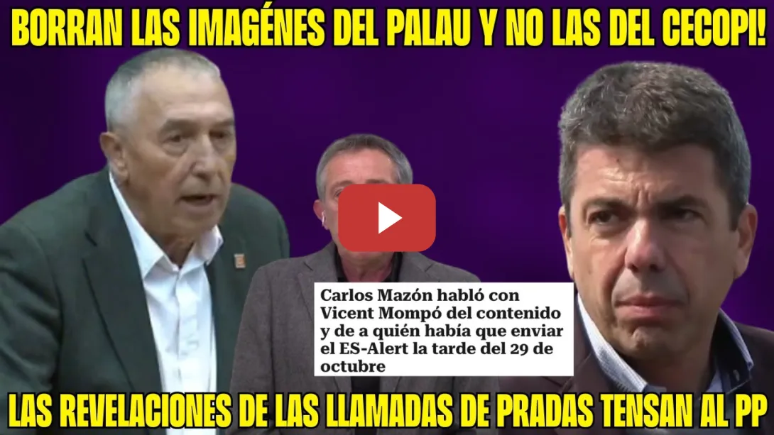 Embedded thumbnail for BALDOVÍ y CAMPOS DESTRUYEN a MAZÓN x MENTIROSO: DESAPARECIDO en lo PEOR DANA ¡PONE al PP NERVIOSO!