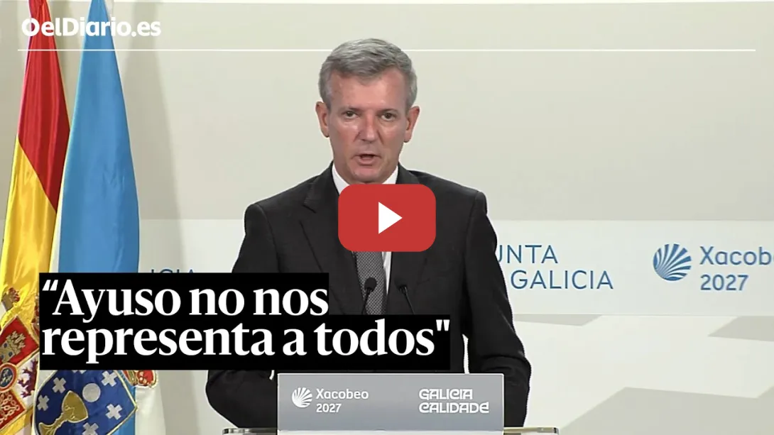 Embedded thumbnail for El líder del PP gallego, sobre Ayuso “No nos representa a todos"