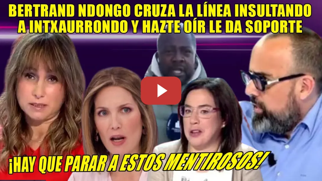 Embedded thumbnail for RISTO y ANA PARDO SE COMEN a Ndongo q llama PU--TI-LLA a Silvia Intxaurrondo⚡LAMENTABLE Ana Vázquez