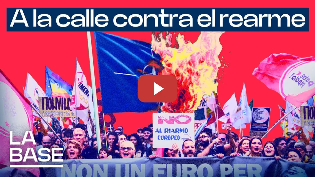 Embedded thumbnail for La Base 5x120 | 100.000 personas se manifiestan en Roma contra el régimen de guerra