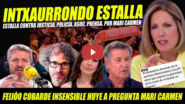 Embedded thumbnail for OVACIÓN A INTXAURRONDO CONTRA POLICIA Y JUECES X DESAHUCIO INTERNACIONAL MARI CARMEN. FEIJÓO HUYE