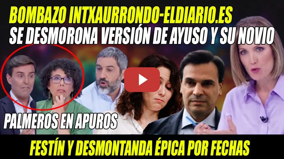 Embedded thumbnail for Silvia Intxaurrondo HACE ENTRAR en PÁNICO a Ayuso, su NOVIO y PALMEROS-HACIENDA ACORRALA x FACTURAS
