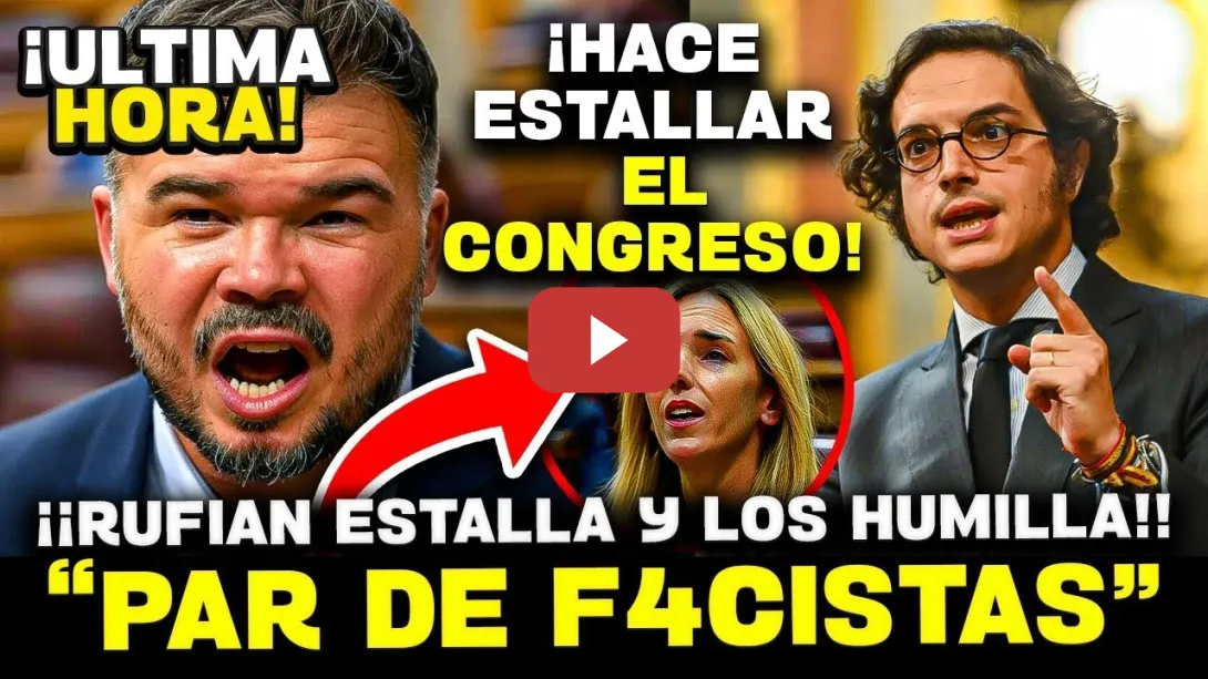 Embedded thumbnail for 💥¡¡QUE COJ*NES!! GABRIEL RUFIÁN APLACA A LOS FASCISTAS CAYETANA Y FIGAREDO POR SU X3NOFOBIA VIP