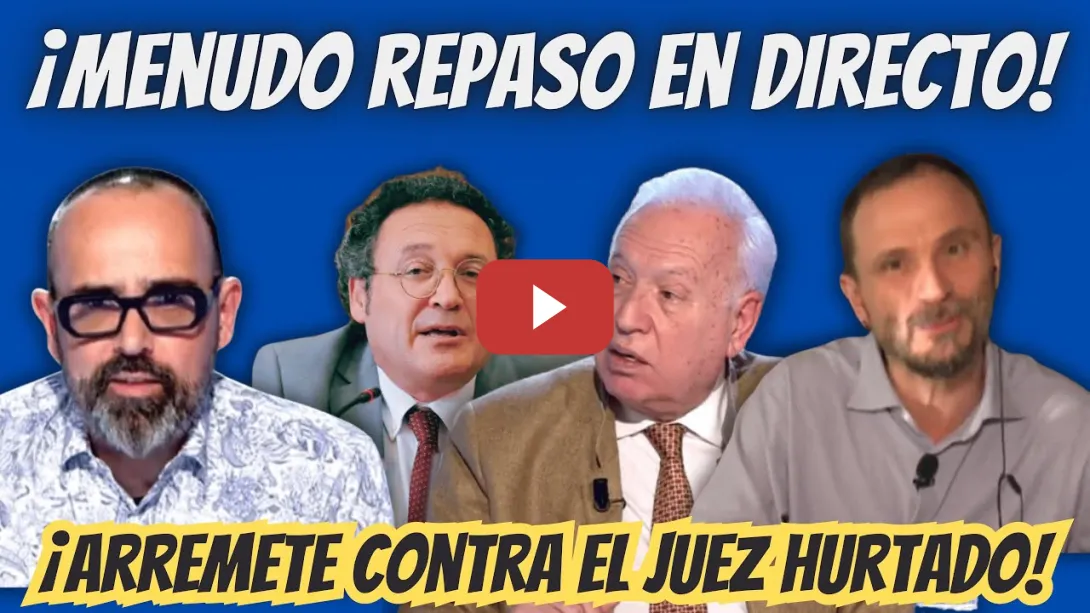 Embedded thumbnail for FISCAL PROGRESISTA ARREMETE contra al JUEZ HURTADO y GARCÍA MARGALLO en el PROGRAMA de RISTO MEJIDE