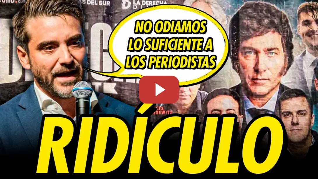 Embedded thumbnail for DERECHA FEST: EL SHOW RIDÍCULO DE JAVIER NEGRE, MILEI Y MÁS