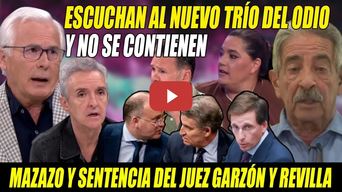 Embedded thumbnail for Baltasar Garzón MASACRA a Feijóo, Almeida y Tellado- RETRATAN al GUIÑOL del PP, Revilla,Ramoncín,Cué