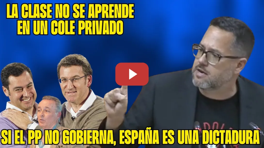 Embedded thumbnail for Ignacio García hace AGONIZAR al PP de Bonilla: PERRO SANXE, SOTO, CHANCHULLOS!