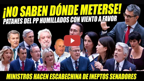 Embedded thumbnail for ATENCIÓN A ESTA HUMILLACIÓN DE INEPTOS SENADORES. MINISTROS DEJAN PARA EL ARRASTRE A PATANES