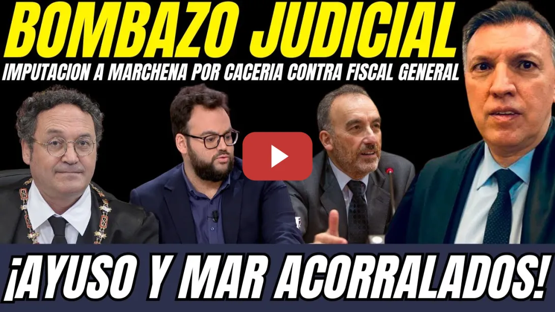 Embedded thumbnail for 💥 ¡PANICO EN EL PP! MARCHENA IMPUTADO POR CACERÍA JUDICIA CONTRA EL FISCAL GENERAL