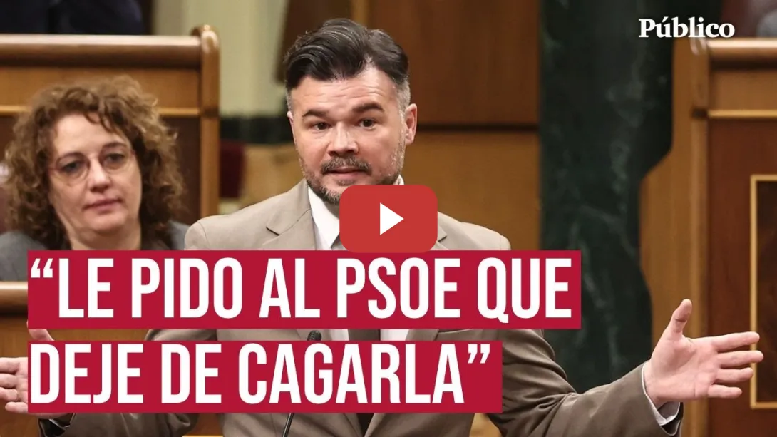 Embedded thumbnail for El aplaudido discurso de Rufián sobre la ultraderecha: &quot;No ser un facha es ser &#039;woke&#039;&quot;