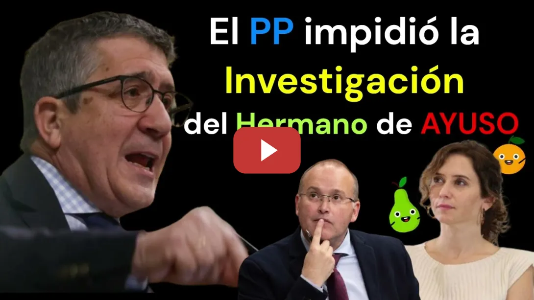 Embedded thumbnail for El PP no Tiene Ética ni Ejemplaridad de Nada / Patxi López