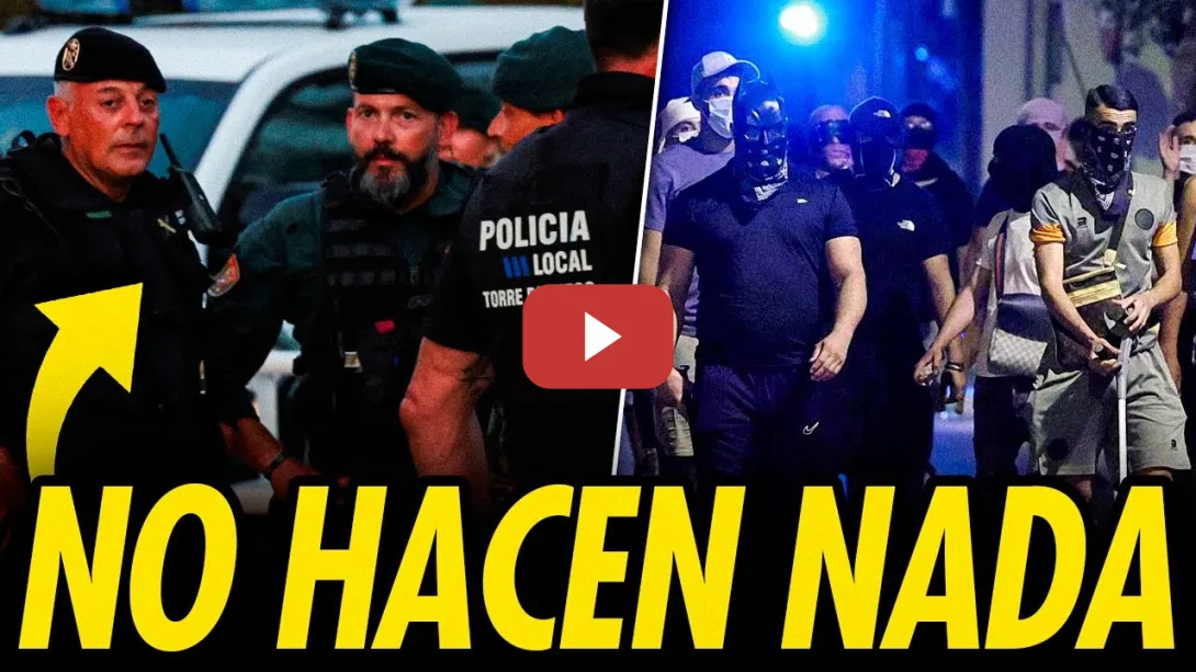 Embedded thumbnail for LA POLICÍA NO HACE NADA ANTE LOS POGROMOS EN TORRE PACHECO
