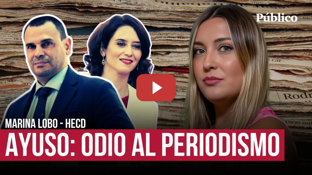 Embedded thumbnail for Ayuso VS. periodismo: Marina Lobo desmenuza el ataque a la libertad de prensa de la presidenta.