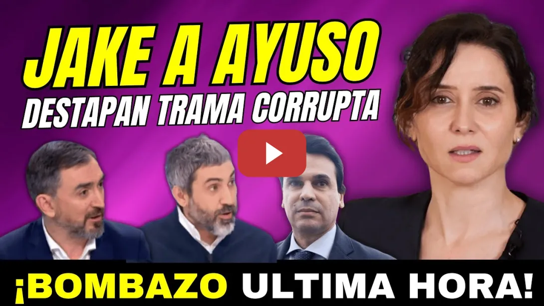 Embedded thumbnail for JAKE A AYUSO &quot;TESTIGOS RELATAN TRAMA CORRUPTA DE SU NOVIO (ALBERTO QUIRÓN) AL JUEZ&quot;