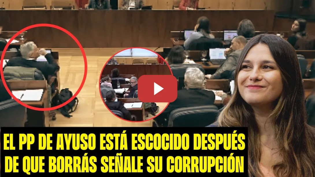 Embedded thumbnail for ¡ESTÁN ESCOCIDOS! Dip. PP hace GESTOS FALTONES a BORRÁS tras SEÑALAR su CORRUPCIÓN ¡SON VAGOS!