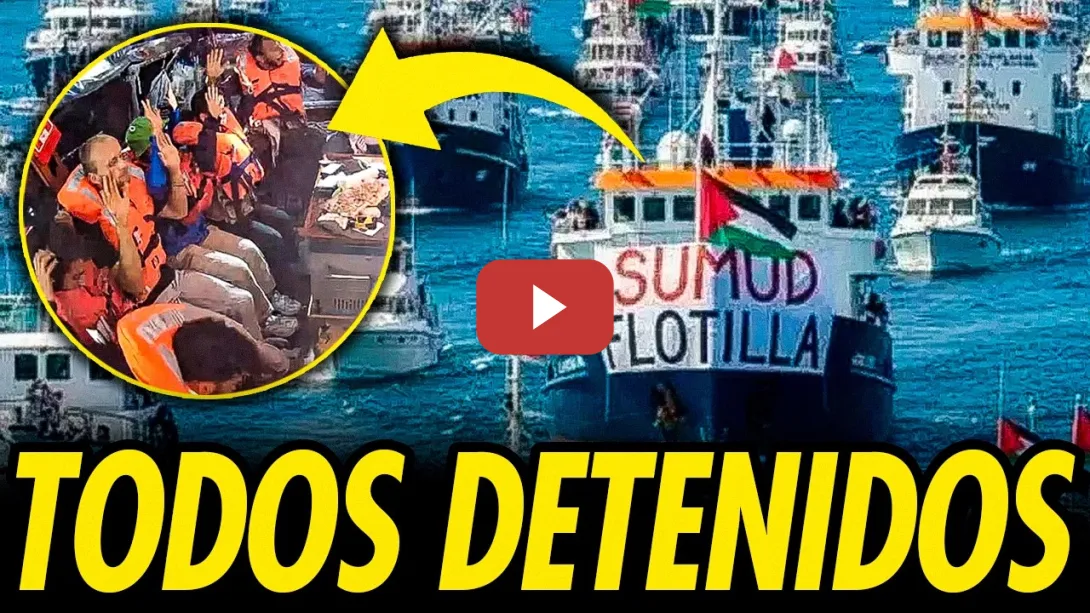 Embedded thumbnail for ISRAEL ENCARCELA A MÁS DE 400 ACTIVISTAS DE LA GLOBAL SUMUD FLOTILLA