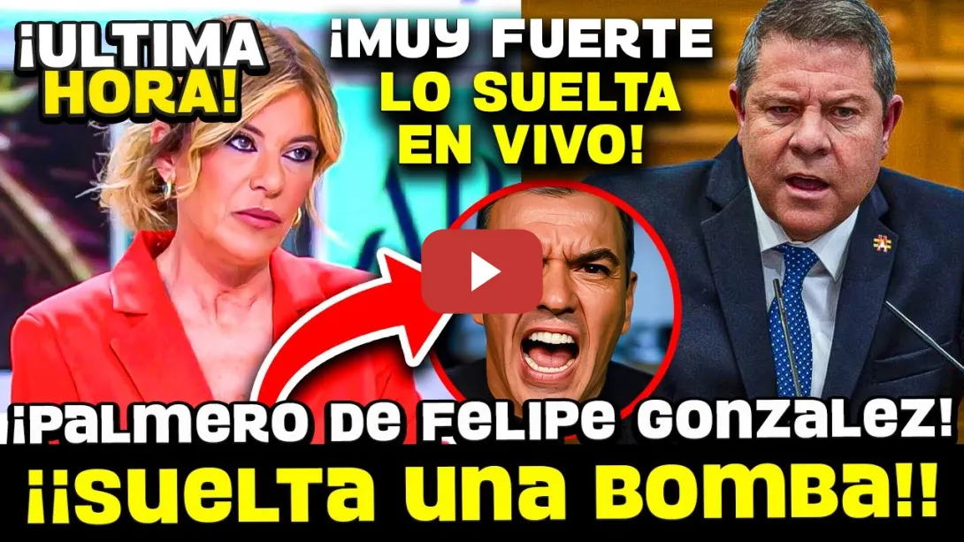 Embedded thumbnail for 💥PALOMERA SUELTA BOMBA DEL PASADO DE PAGE Y LO DEJA RETRATADO ANTE PEDRO SÁNCHEZ