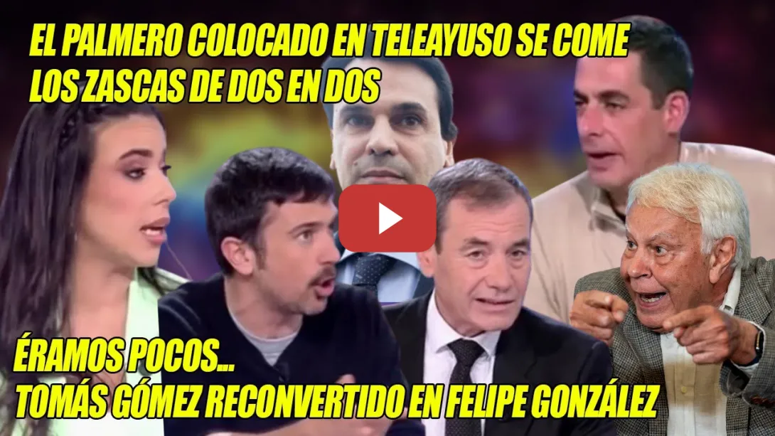 Embedded thumbnail for ATENCIÓN al BOCHORNO de Tomás Gómez y PALMERO Naranjo DEFENDIENDO a Alberto Quirón⚡¡Ni González!🤦‍♂️