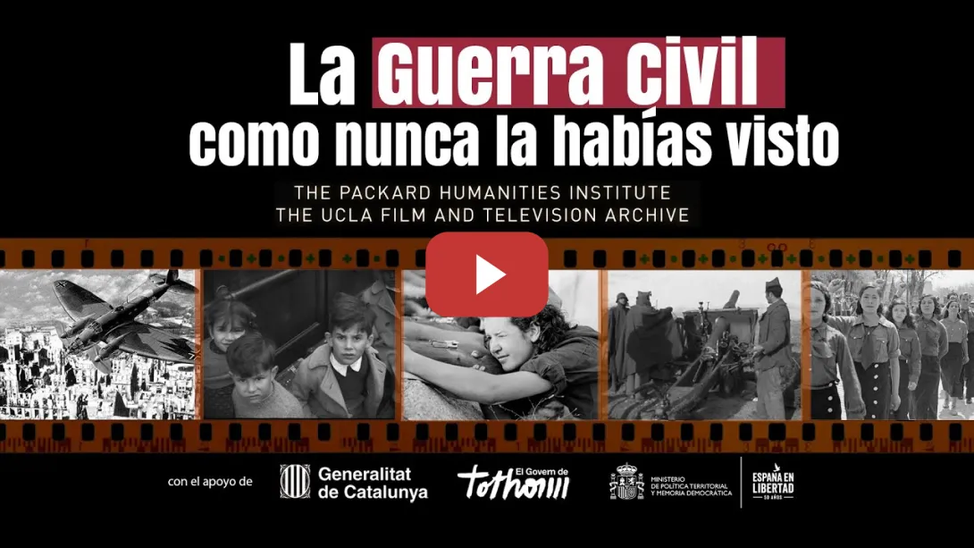 Embedded thumbnail for DOCUMENTAL | La GUERRA CIVIL como nunca la habías visto: de Gernika al épico respaldo a la REPÚBLICA