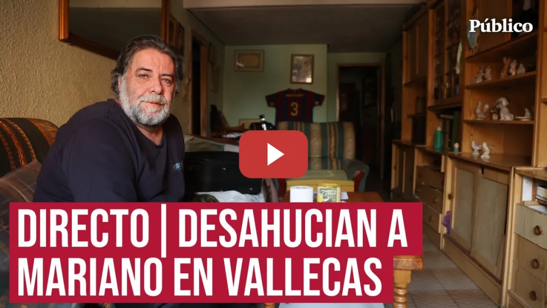 Embedded thumbnail for DIRECTO | Una familia cercana a Franco intenta desahuciar a Mariano, un vecino enfermo de Vallecas