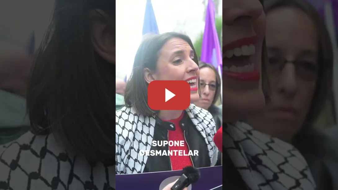 Embedded thumbnail for Defender el rearme y a los trabajadores y trabajadoras es incompatible #1deMayo | Irene Montero