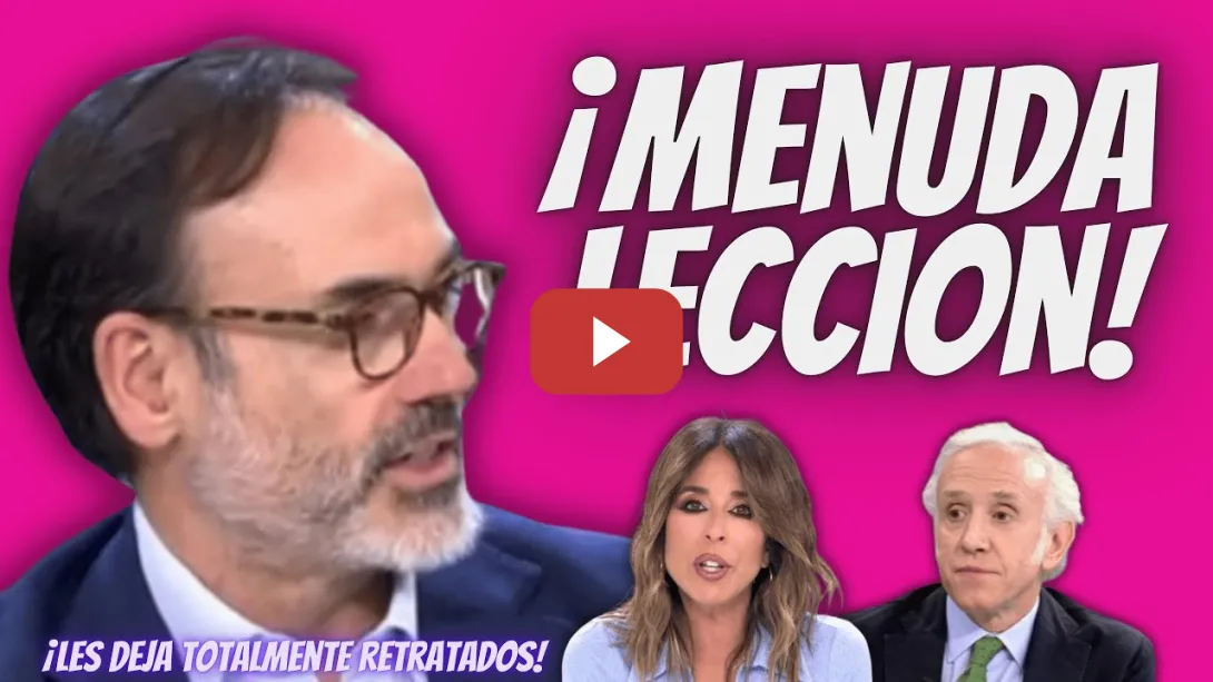 Embedded thumbnail for “TREMENDA LECCIÓN” de Fernando Garea a Ana Terradillos y Eduardo Inda por BLANQUEAR la DICTADURA
