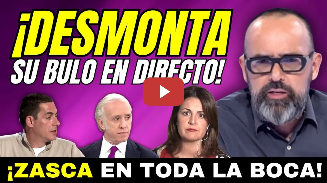 Embedded thumbnail for RISTO MEJIDE TUMBA BULO A  EDUARDO INDA Y DEJA RETRATADO A ANTONIO NARANJO  EN DIRECTO