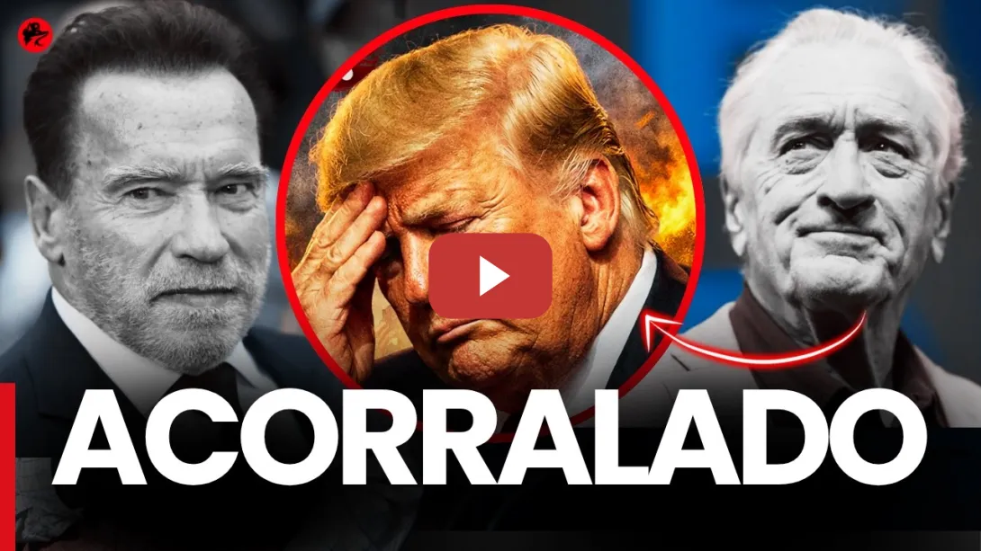 Embedded thumbnail for TRUMP ACORRALADO: De Niro y Schwarzenegger reaccionan… y pasa esto