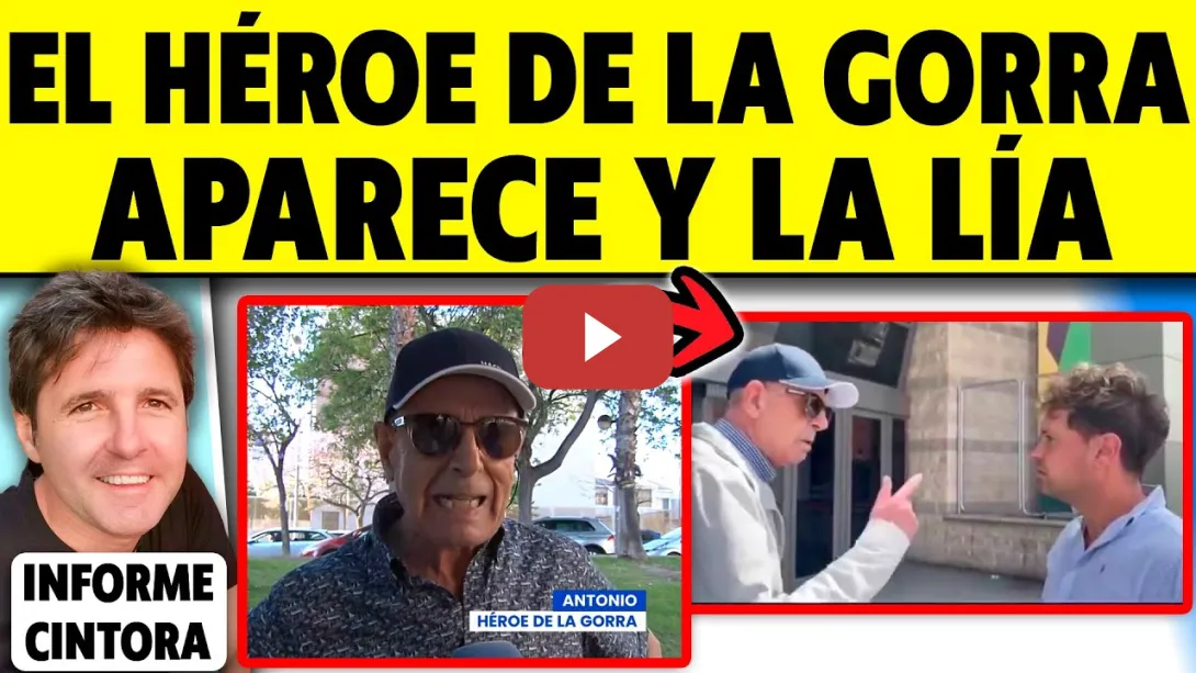 Embedded thumbnail for EL HÉROE DE LA GORRA APARECE Y LA LÍA. OPINA DE AYUSO, ALVISE, FIGAREDO...