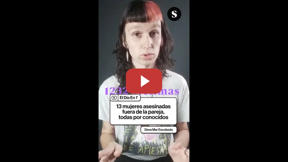 Embedded thumbnail for 13 mujeres asesinadas fuera de la pareja, todas por conocidos