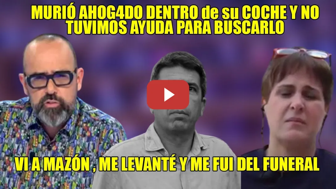 Embedded thumbnail for &quot;Son los AS3SlNOS de mi Padre, vi a Mazón y me fui&quot;🛑Víctima EST4LLA y se EMOCIONA en DIRECTO