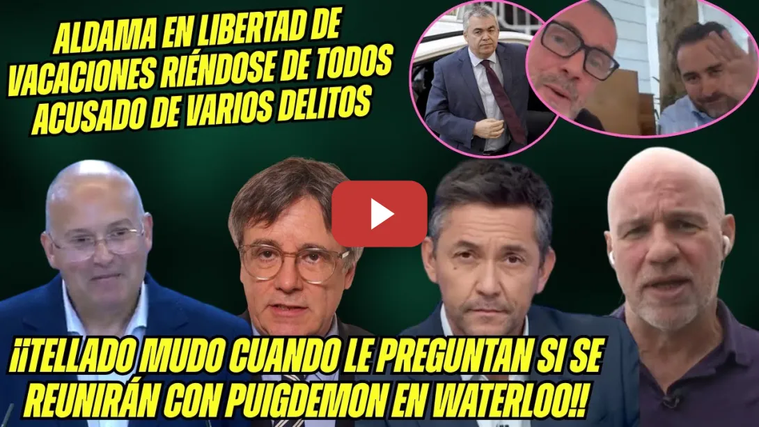 Embedded thumbnail for Cerdán a PRISIÓN, Aldama LIBRE. Puigdemont RETA a Feijóo y TELLADO MUDO.... PORTAZO PP Más CORRUPTO!