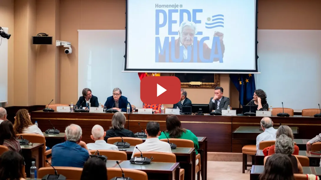 Embedded thumbnail for Acto Homenaje a Pepe Mujica en el Congreso de los Diputados