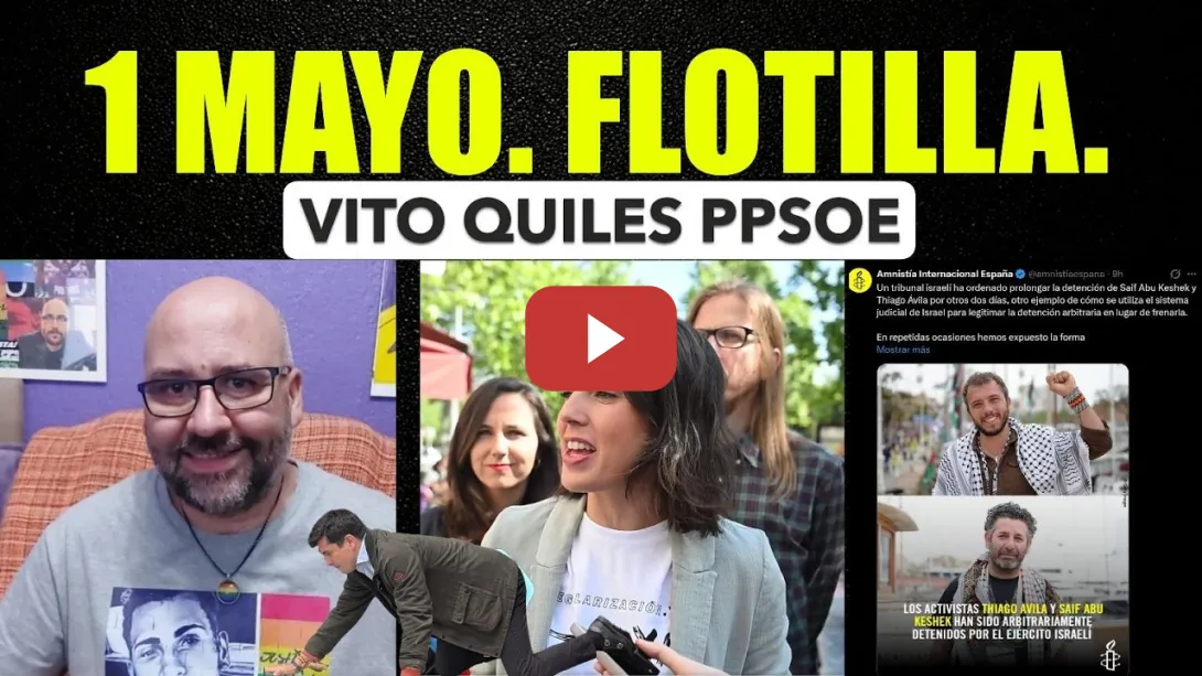 Embedded thumbnail for Irene Montero, Ione Belarra sobre la Flotilla y el 1 Mayo. Vito Quiles PP y PSOE.