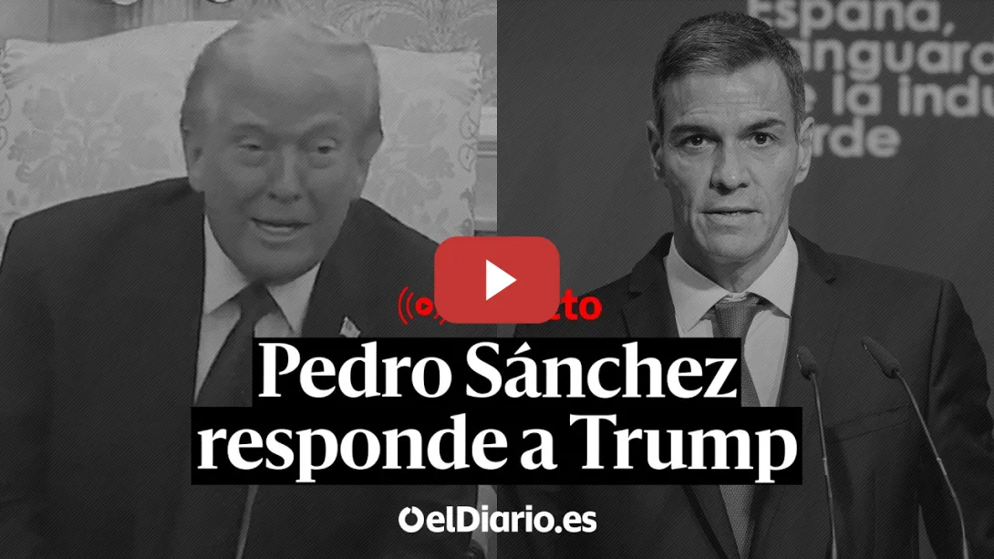 Embedded thumbnail for 🔴 DIRECTO | Pedro Sánchez responde a las amenazas comerciales de Donald Trump