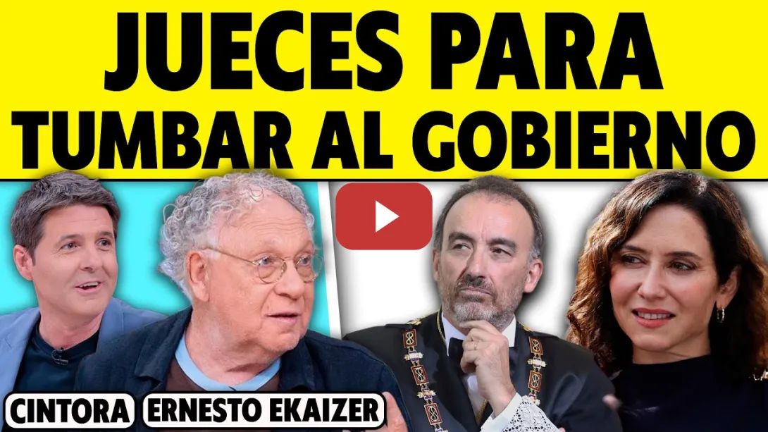 Embedded thumbnail for OPERACIÓN EN MARCHA. AYUSO, AMADOR, FISCAL GENERAL... CINTORA CON EKAIZER