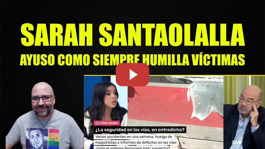 Embedded thumbnail for Sarah Santaolalla, Ayuso humilla a las víctimas, COMO SIEMPRE.