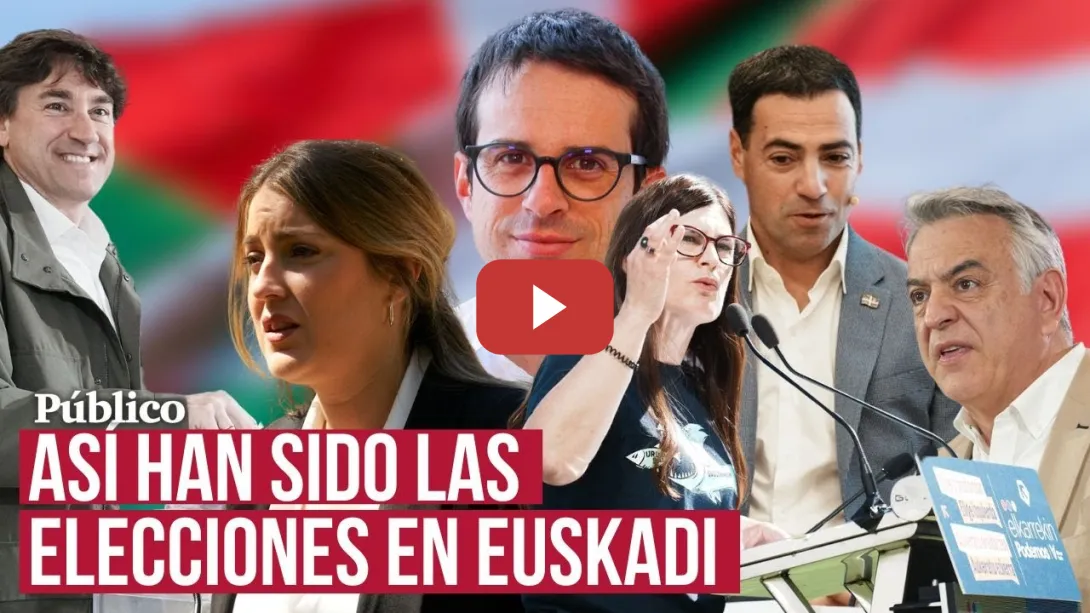 Embedded thumbnail for PNV y Bildu empatan a escaños, en una noche que deja fuera a Podemos del parlamento vasco