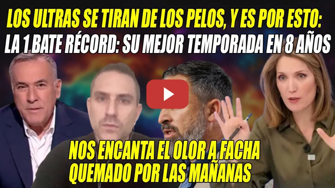 Embedded thumbnail for RÉCORD en La 1: crecen ataques de los FACHAS💥Miquel Ramos RESPONDE tras las AM3NAZ4S a la IZQUIERDA