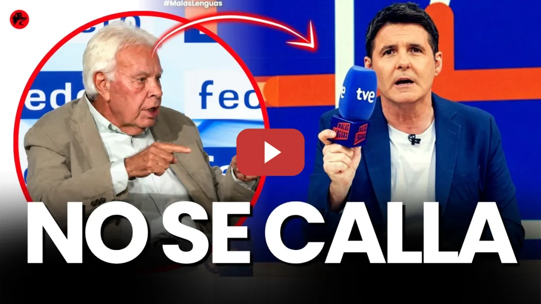 Embedded thumbnail for El DARDO de JESUS CINTORA a FELIPE GONZÁLEZ en DIRECTO después de soltar esta BARBARIDAD