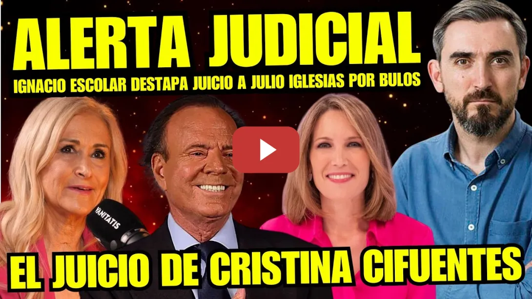 Embedded thumbnail for ¡BOMBAZO! IGNACIO ESCOLAR DESTAPA SENTENCIA SOBRE JULIO IGLESIAS “JUSTICIA NOS DA LA RAZÓN”