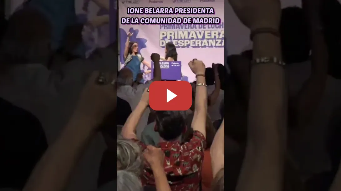 Embedded thumbnail for IONE BELARRA PRESENTA SU CANDIDATURA A PRESIDENTA DE LA COMUNIDAD DE MADRID