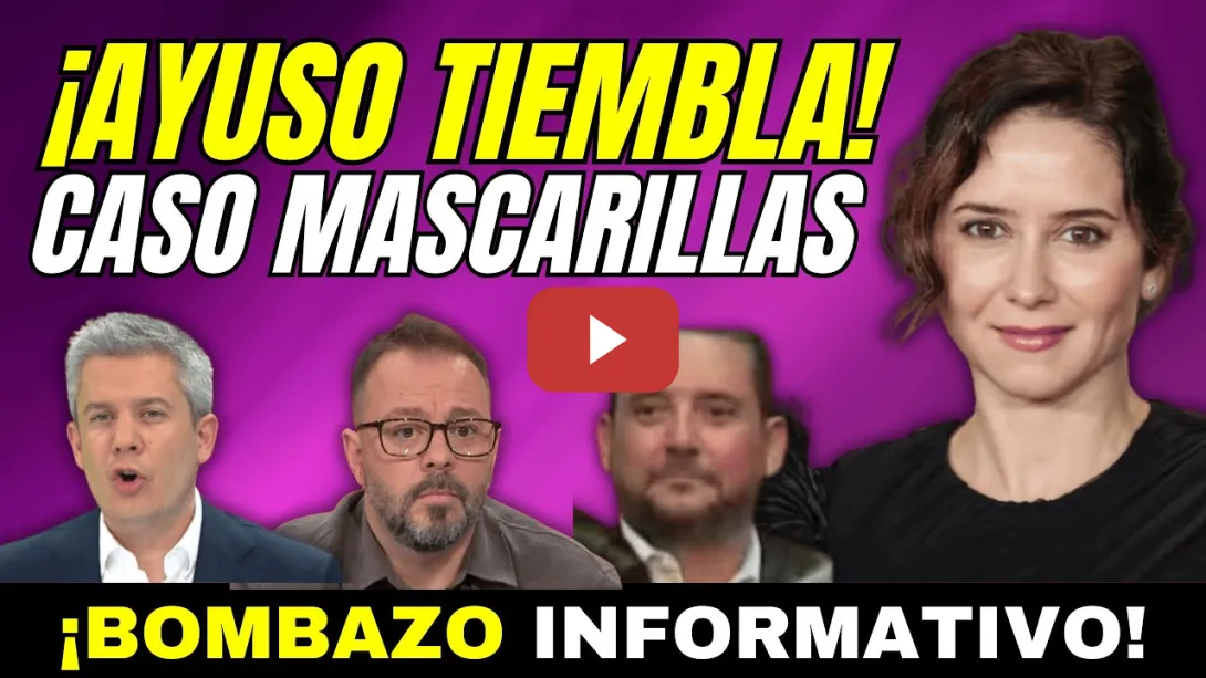 Embedded thumbnail for AYUSO Y SU HERMANO TIEMBLAN, PUEDEN TIRAR DE LA MANTA CASO MASCARILLAS, EMPRESARIO CHINO DENUNCIA