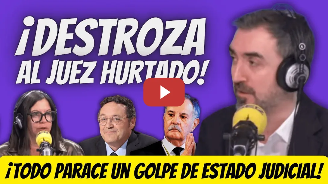 Embedded thumbnail for ¿GOLPE de ESTADO? - Ignacio Escolar: FILTRACIÓN DATOS del FISCAL por el Juez Hurtado