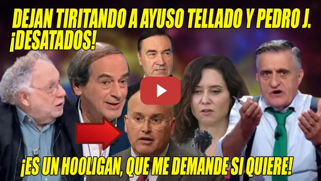 Embedded thumbnail for Dejan TIRITANDO a Ayuso y Tellado💥¡Cada vez q ABRE la BOCA LLORO!💥Wyoming, Ekaizer y Lafuente