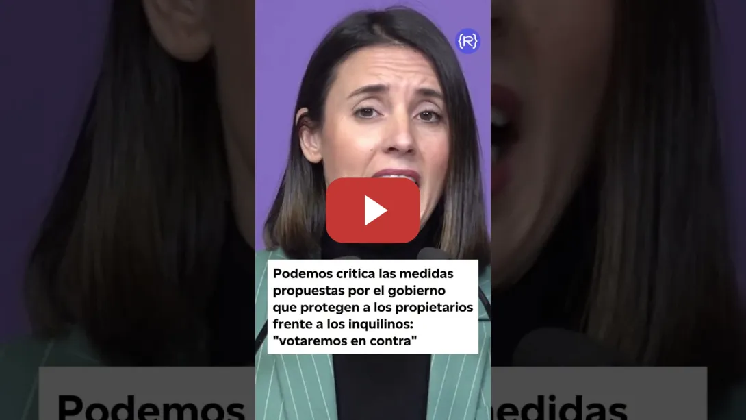 Embedded thumbnail for Irene Montero critica al gobierno por su propuesta en Vivienda