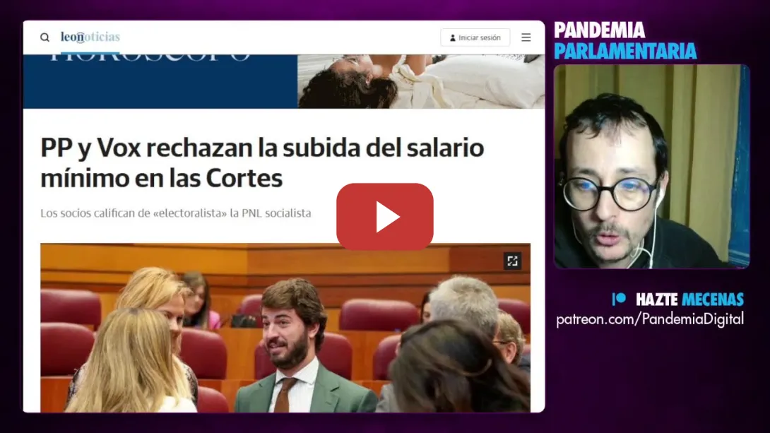 Embedded thumbnail for Pandemia Parlamentaria: SMI + IRPF, Sesión Control, Vivienda, Aranceles...