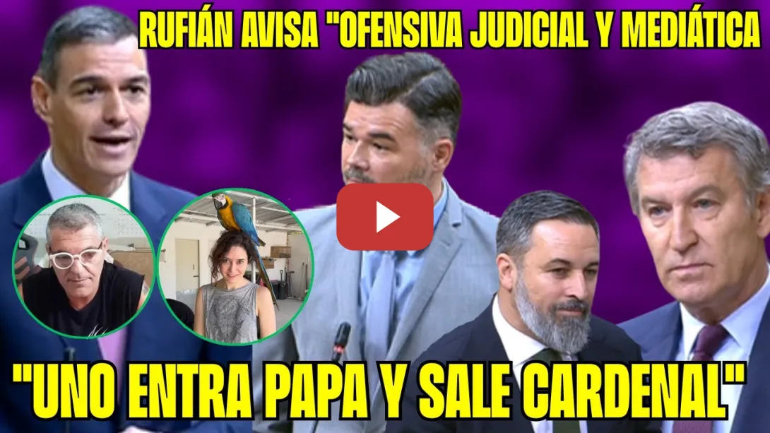 Embedded thumbnail for ¡RUFIÁN PIDE LOS WHATSAPP De AYUSO y FRANK de la JUNGLA y MAZÓN! SÁNCHEZ se COME a FEIJÓO y ABASCAL!